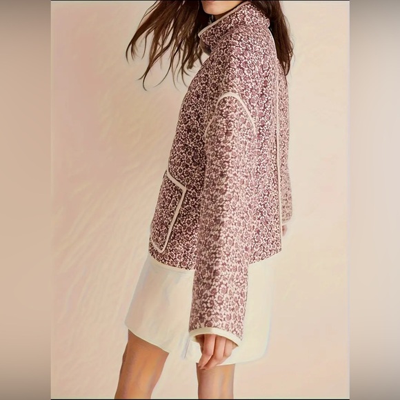 Quilted floral jacket NWOT - Picture 2 of 16